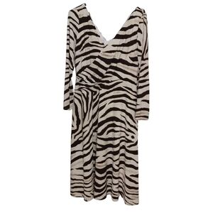 Lauren Ralph Lauren Women's Print Dress Cream/Brown